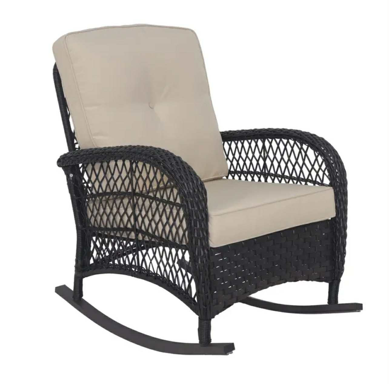 Chaise simple de loisirs d'extérieur tissée à la main, idéale pour les terrasses, les porches et les piscines - Image 4