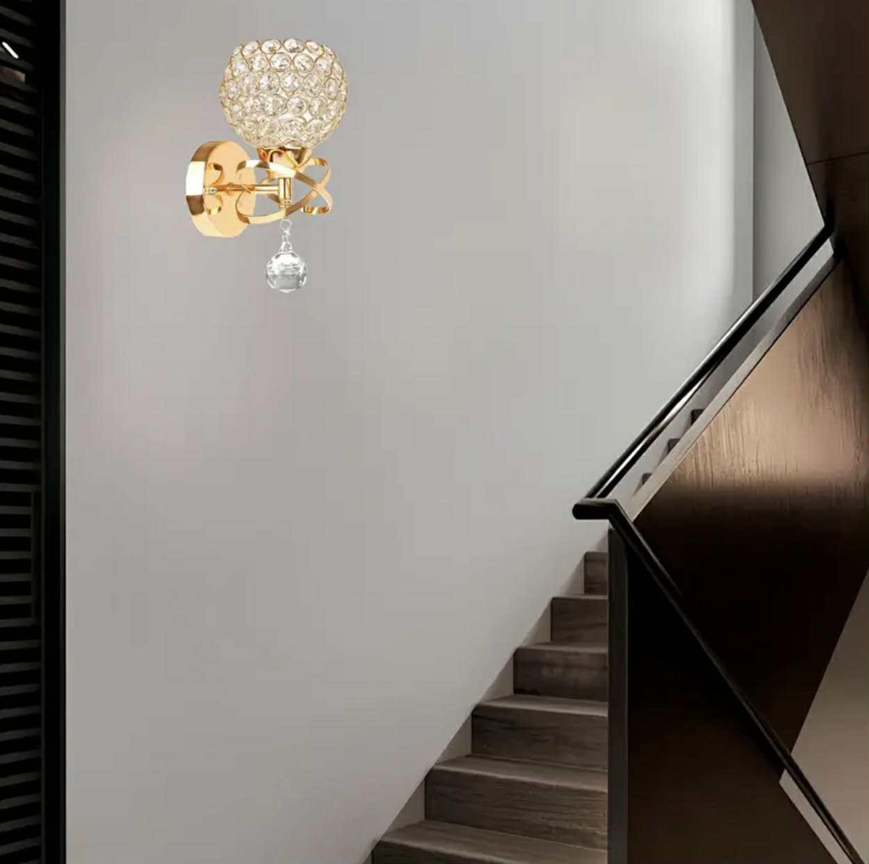 Appliques murales LED, à la mode, simples et légères, de luxe créatives, des lampes murales LED tricolores - Image 1