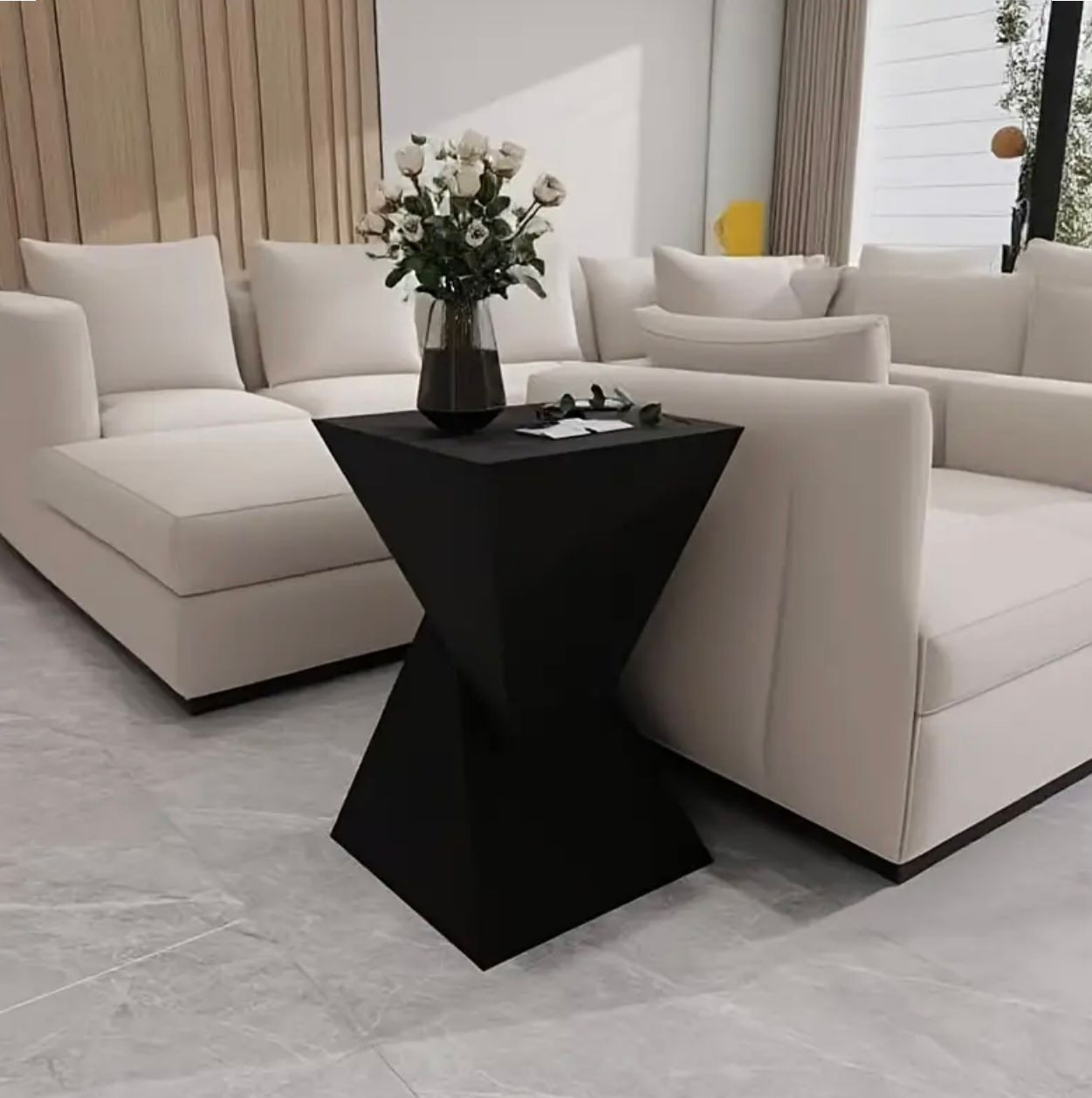 Table basse minimaliste moderne en métal de style européen