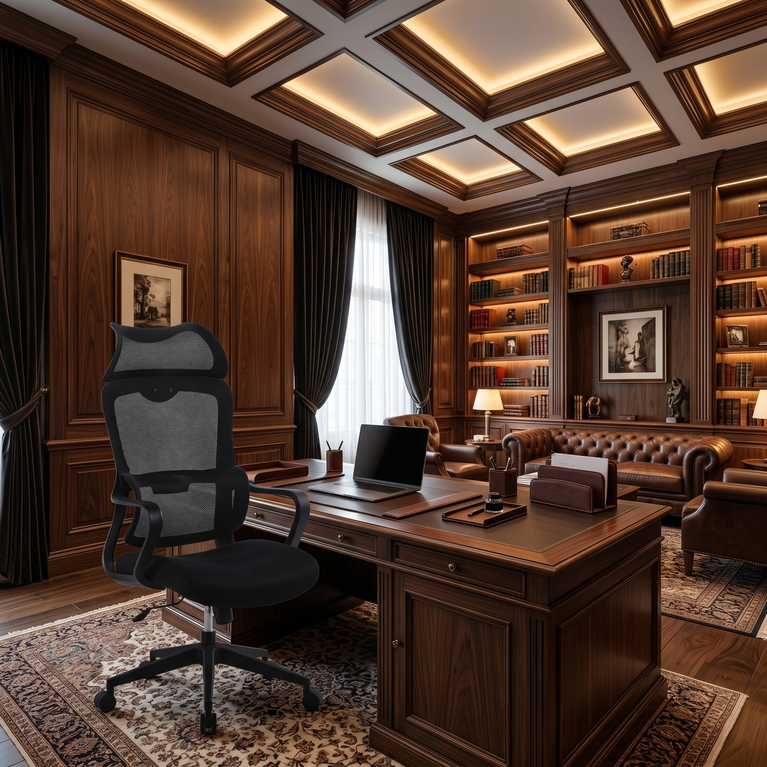 Fauteuil Président – Design ergonomique moderne avec confort supérieur pour usage professionnel
