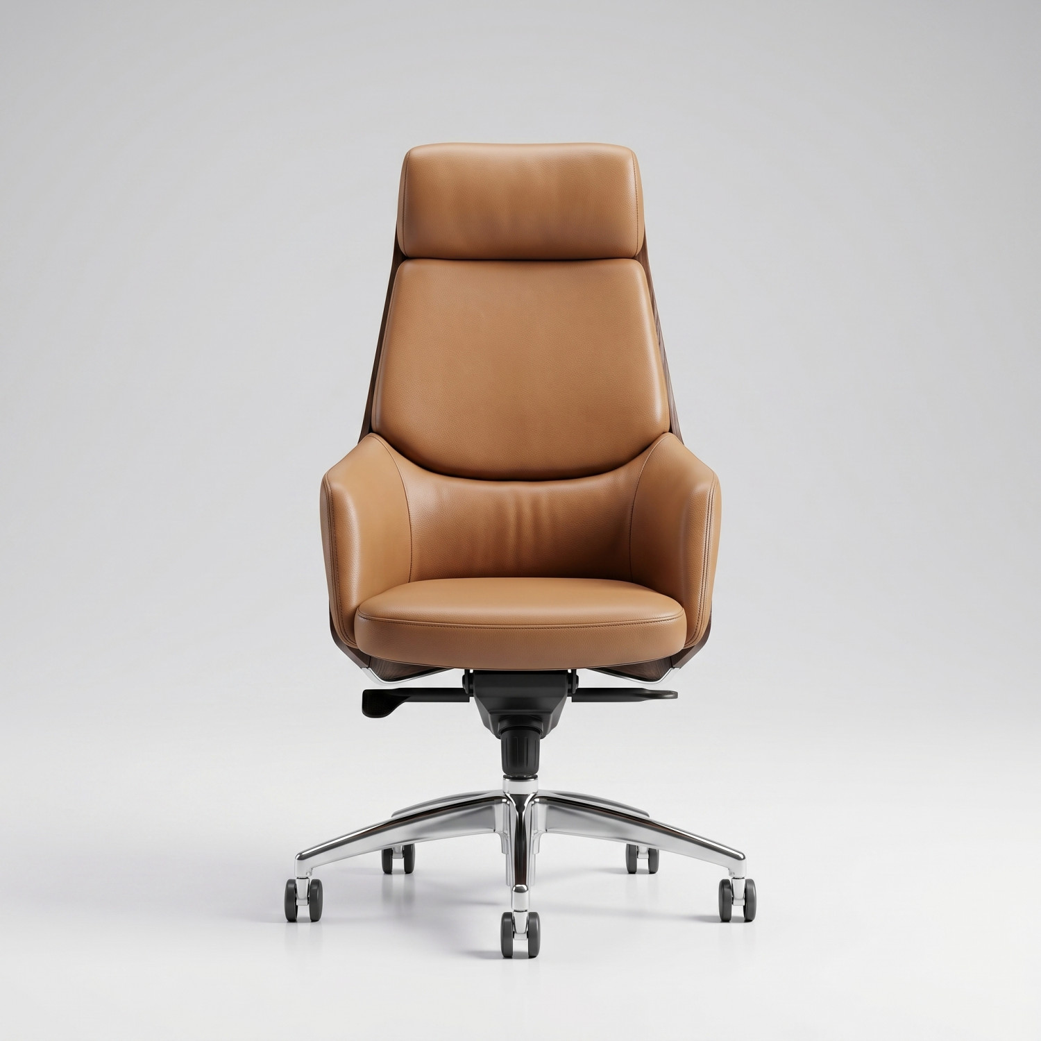 PRESTIGE CAMEL — Ensemble de Direction 3 Sièges en Cuir Véritable