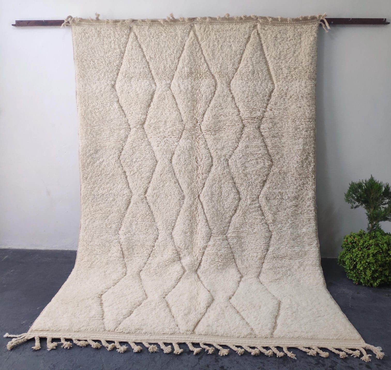 Tapis Berbère Diamants Ton sur Ton