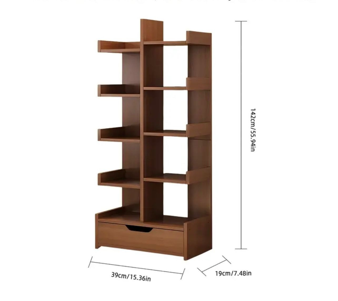 Bibliothèque de sol moderne minimaliste à plusieurs niveaux - Image 3