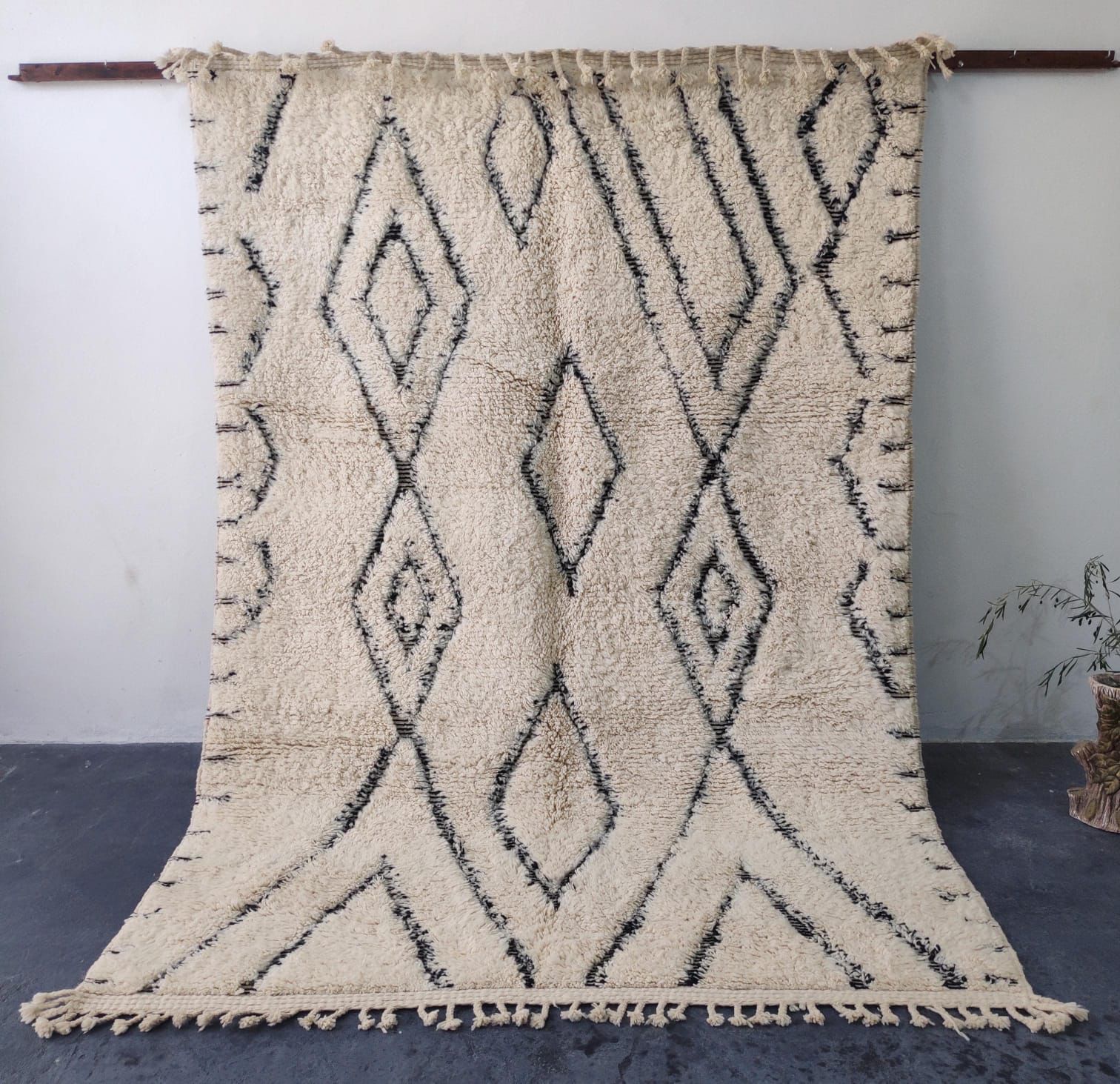 Tapis Berbère en Laine Naturelle