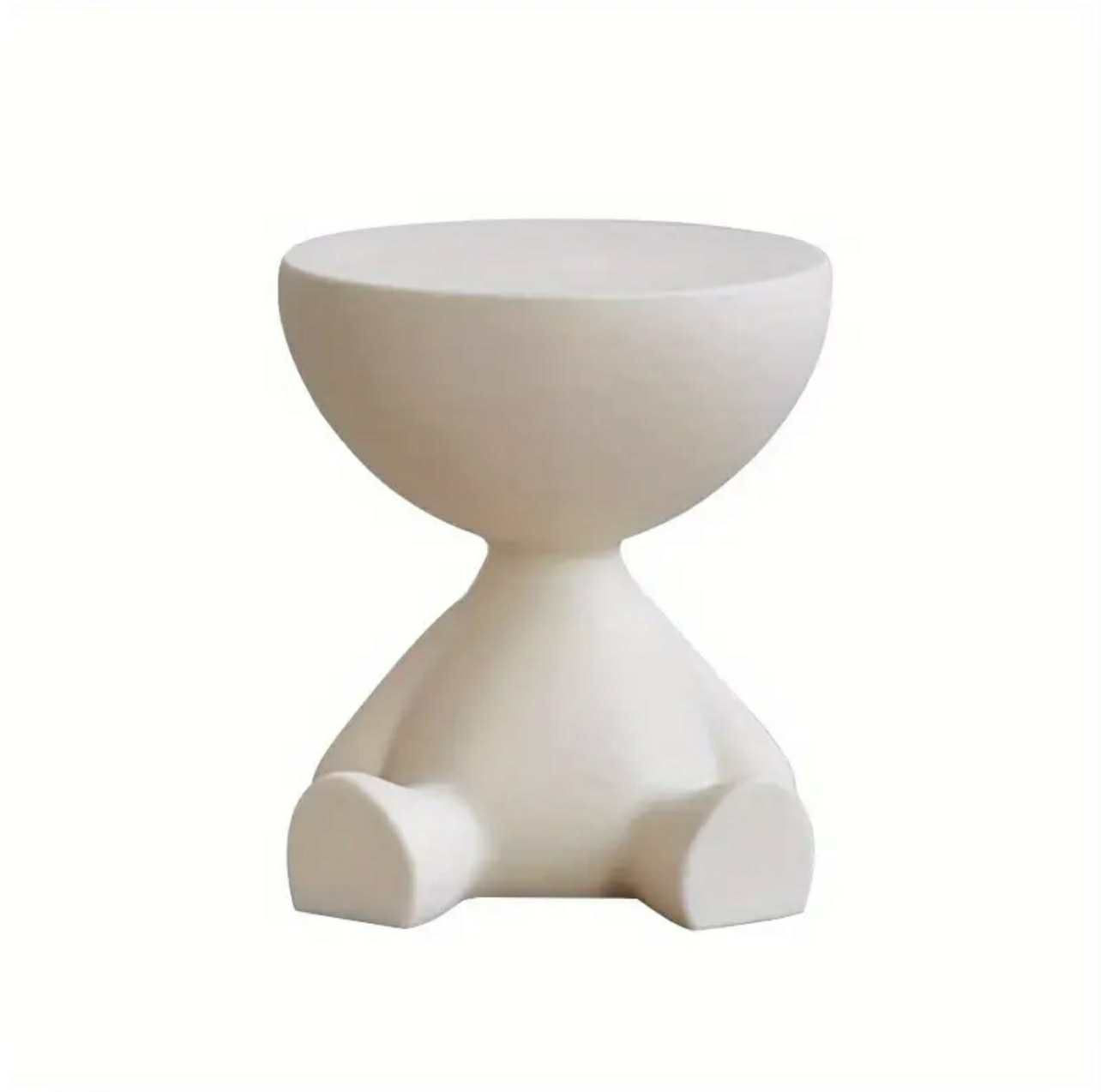 Table d'appoint créative en plastique avec rangement pour salon - Image 2