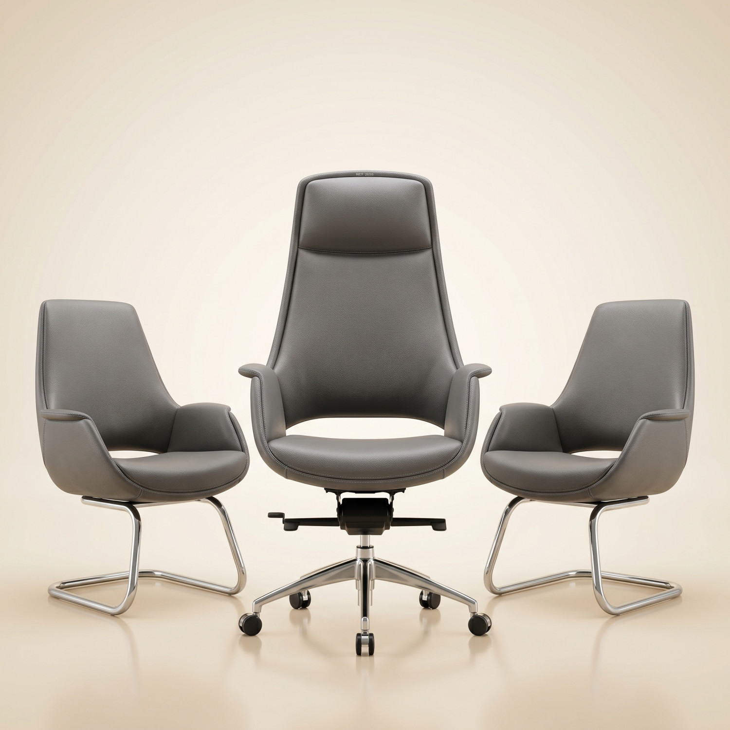 Ensemble de Fauteuils SILVER ELEGANCE —Design épuré, harmonie parfaite et élégance contemporaine