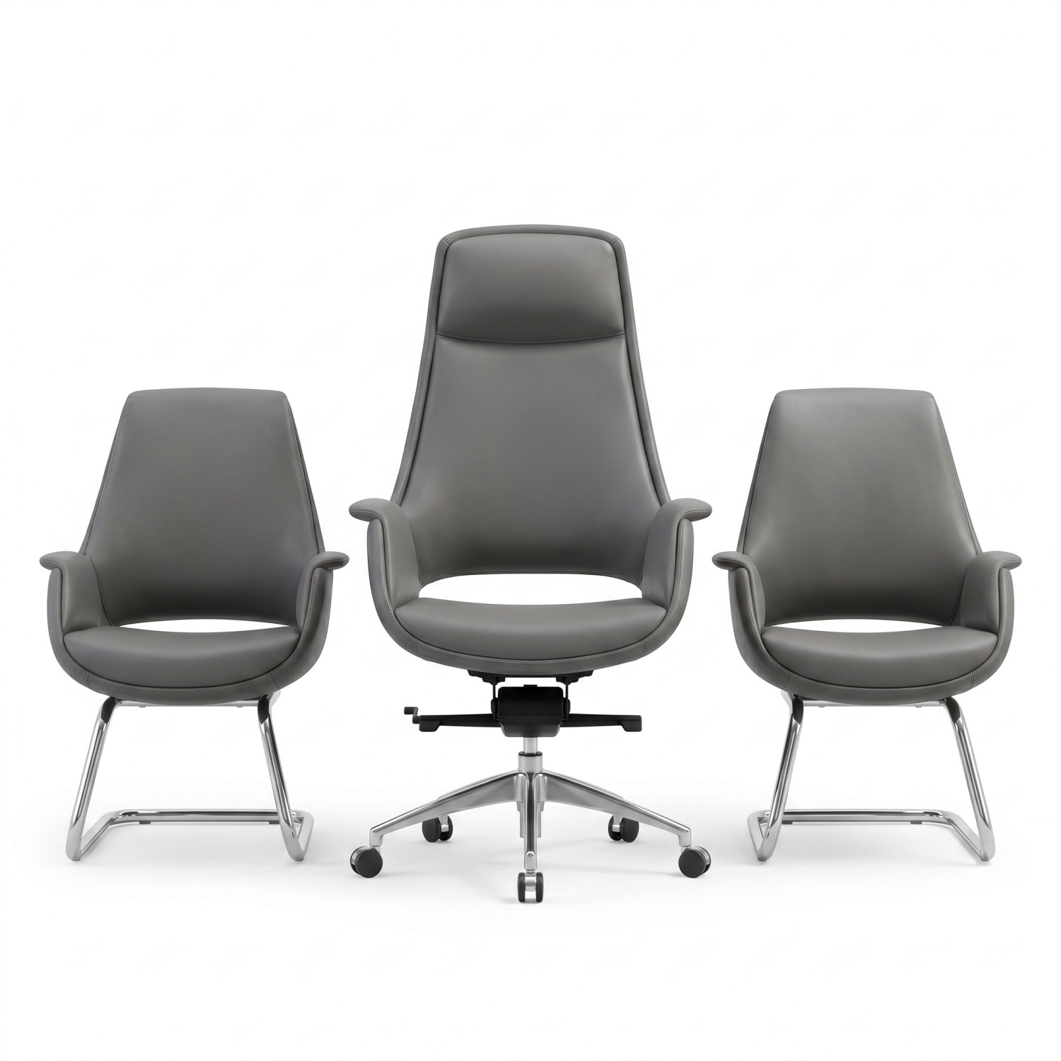 Ensemble de Fauteuils SILVER ELEGANCE —Design épuré, harmonie parfaite et élégance contemporaine