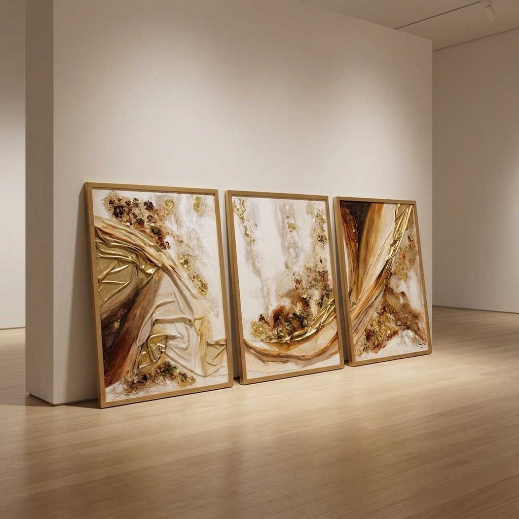 Triptyque Abstrait
