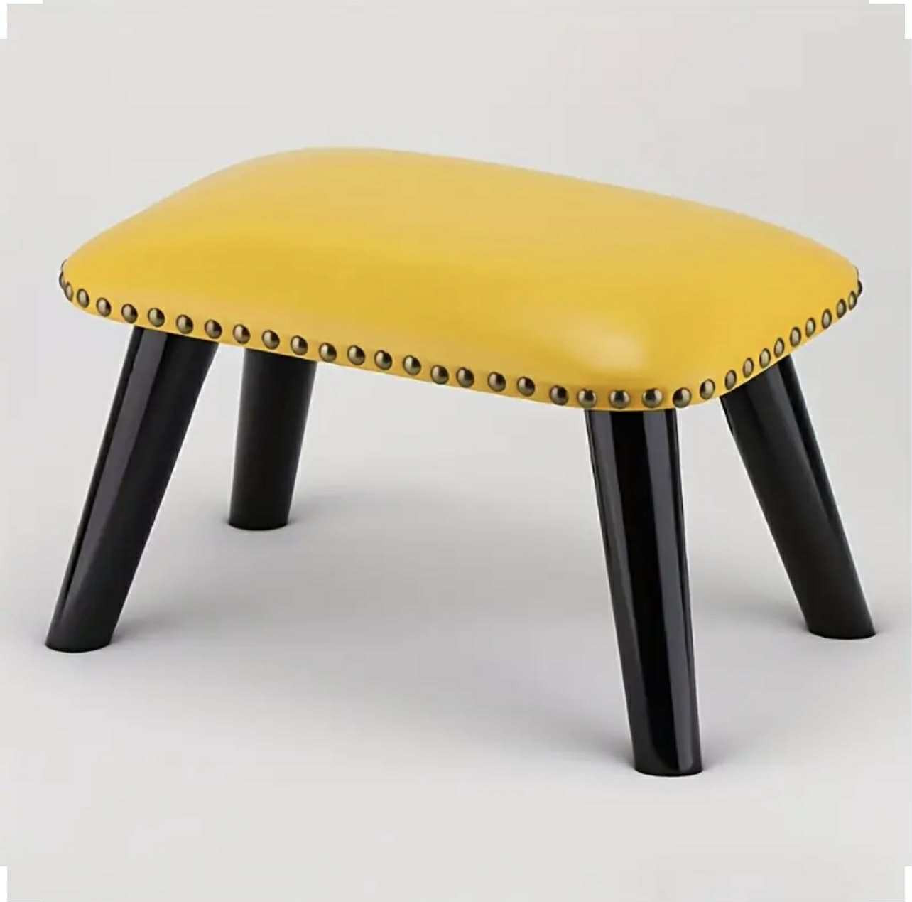 Tabouret à chaussures design de style danois, tabouret de coiffeuse, chaise minimaliste nordique, siège en velours de luxe léger - Image 2