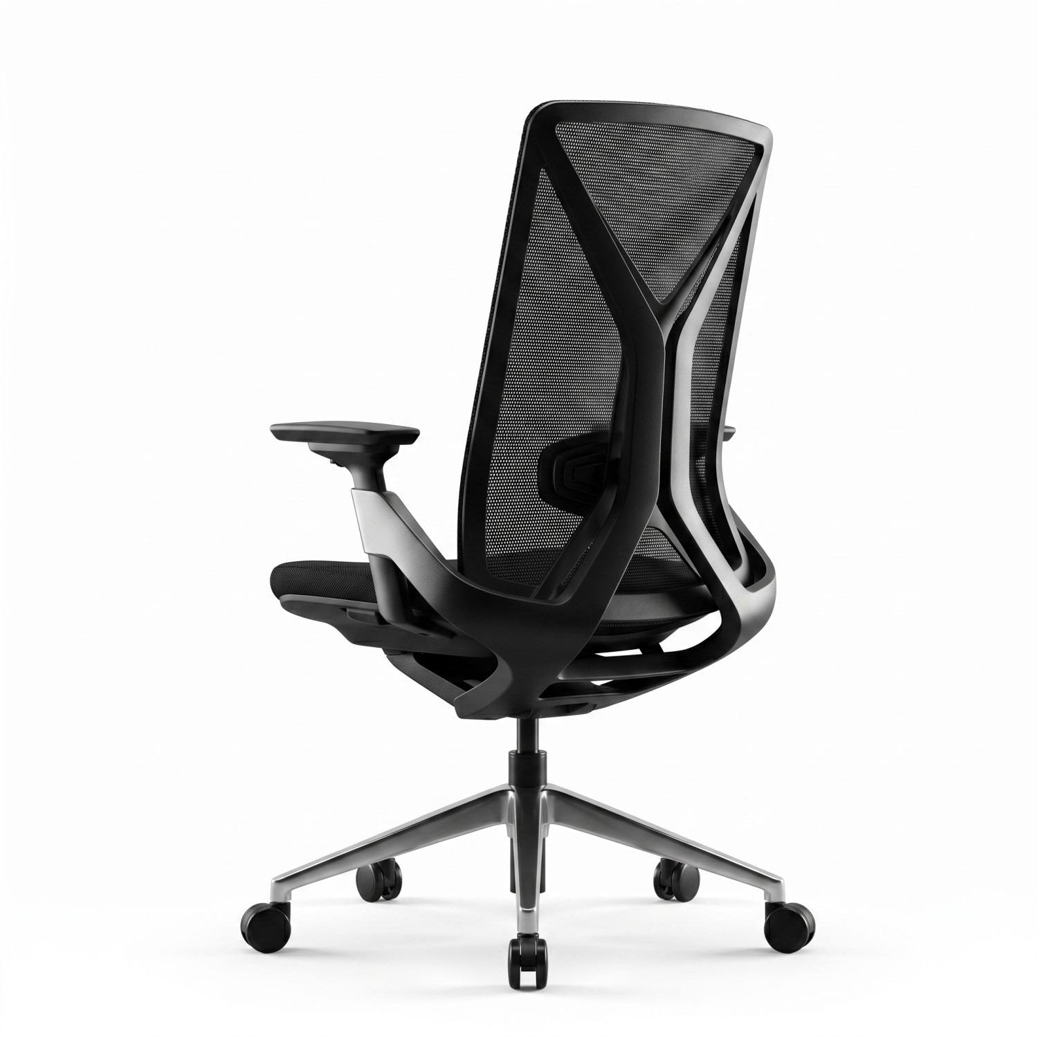 Fauteuil VERTEX BLACK – Performance, maintien et élégance pour les espaces de travail modernes