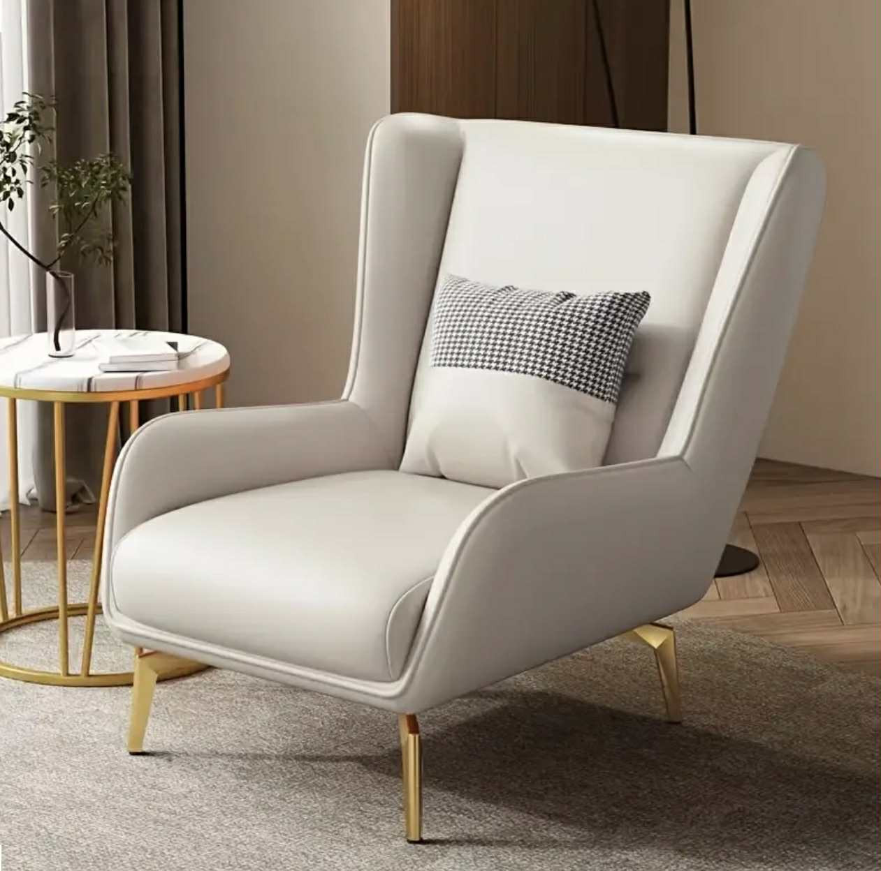 Chaise Longue En Cuir Polyvalente Avec Dossier Solide - Parfaite Pour La Chambre À Coucher, Le Balcon, Le Salon Et Le Camping En Plein Air - Image 2