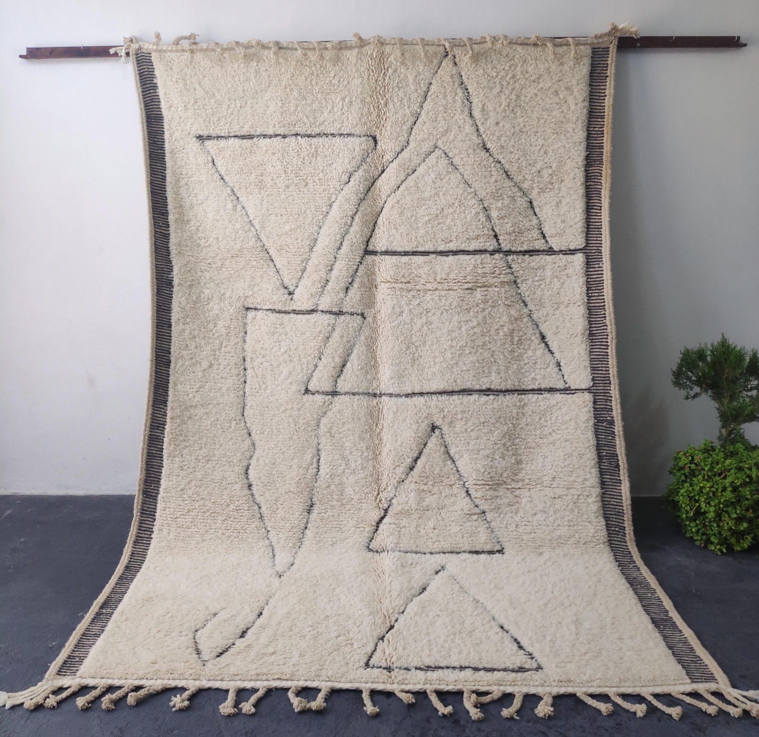 Tapis Berbère Art Géométrique Contemporain