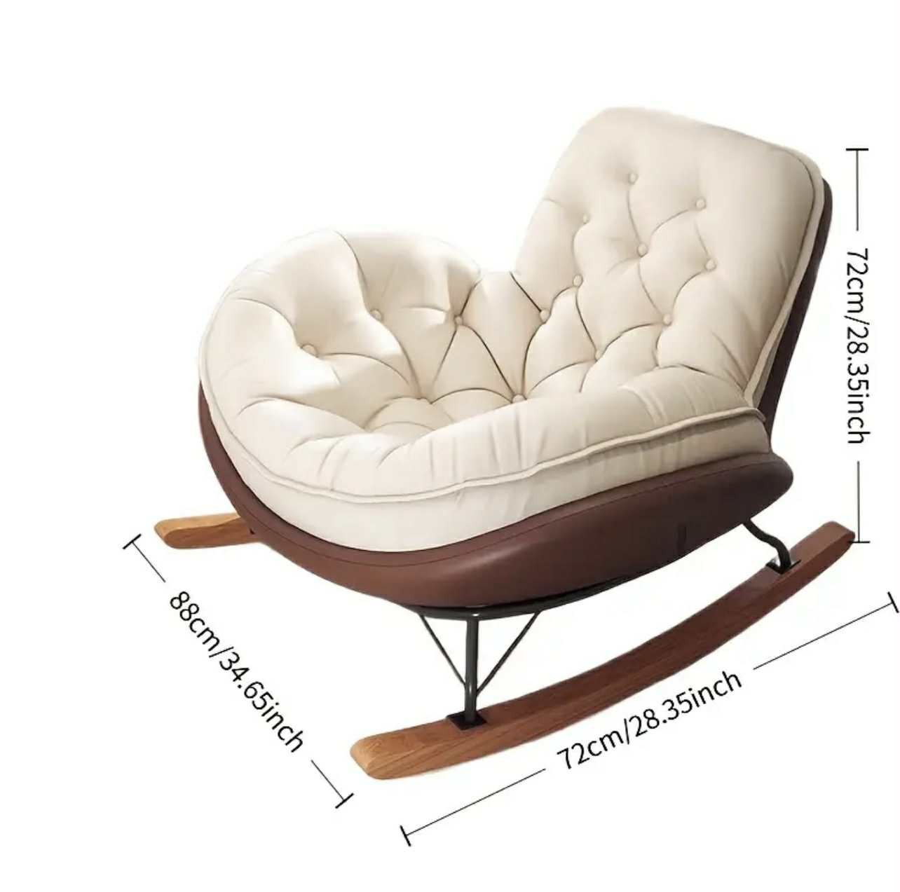 Fauteuil à bascule Penguin de luxe