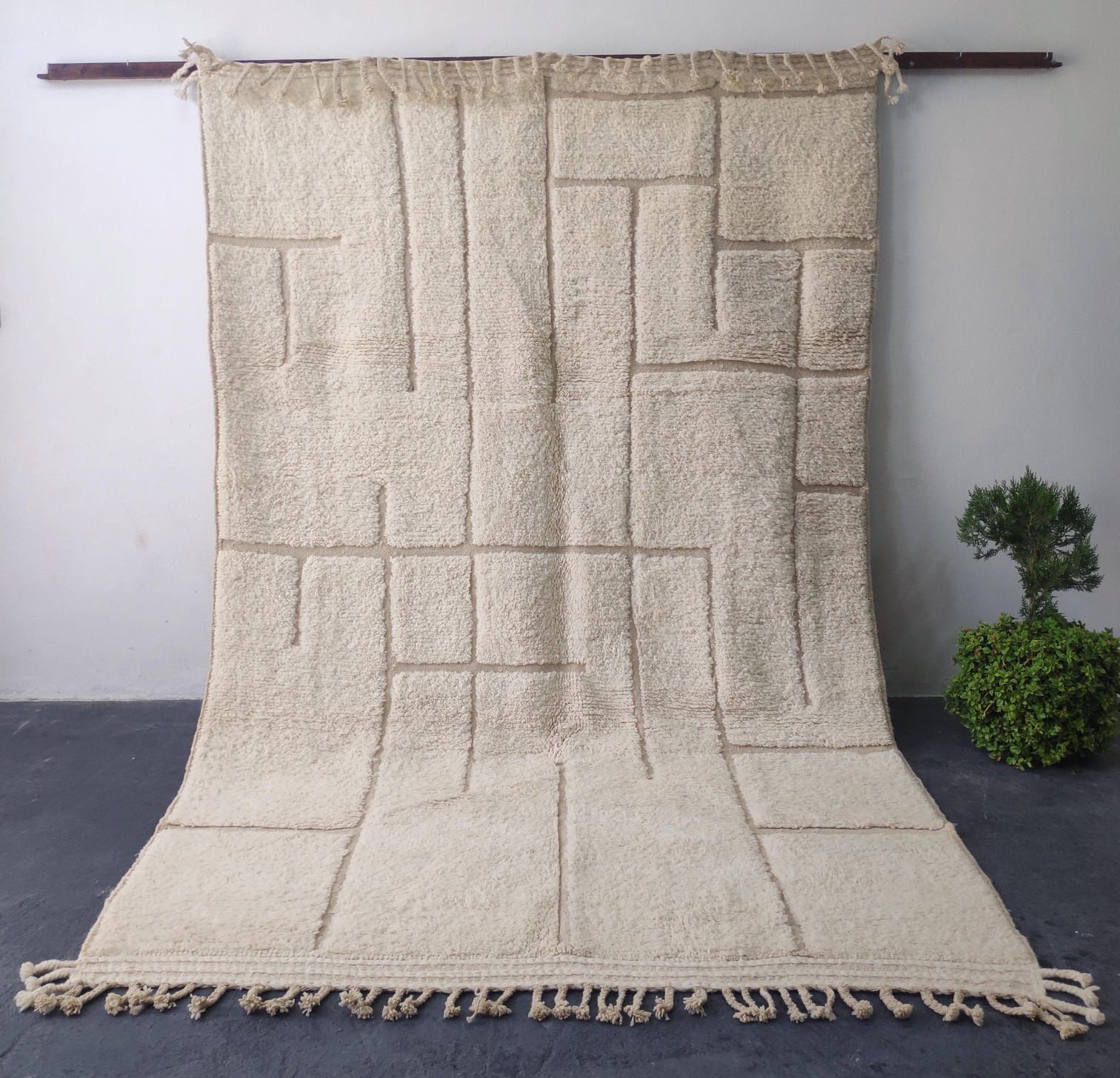 Tapis Berbère Architecture Ivoire