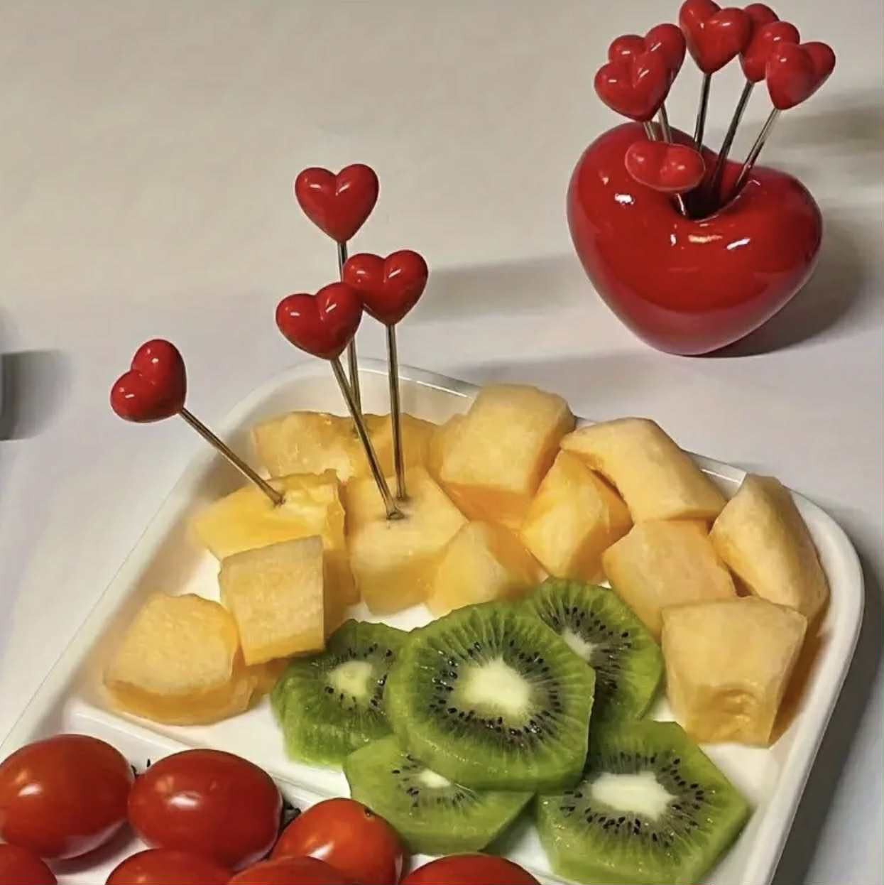 11 pièces - ensemble de fourchettes à fruits - Image 1
