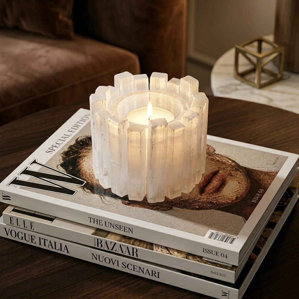 Bougeoir Cristal Brut