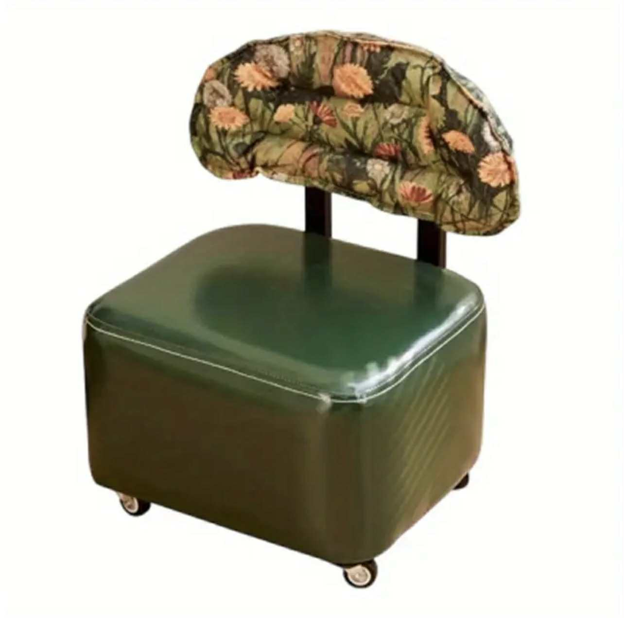 Tabouret green + brown - Image 2
