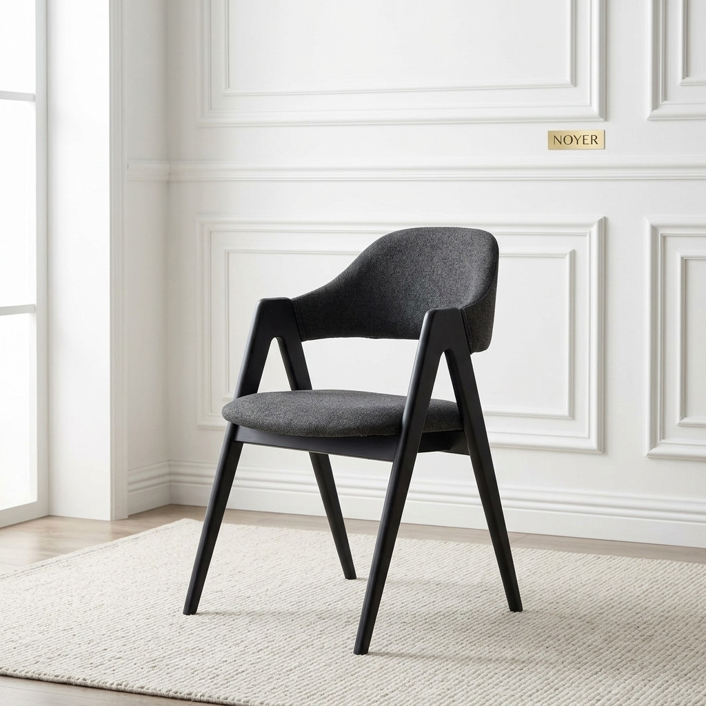 Chaise design noire