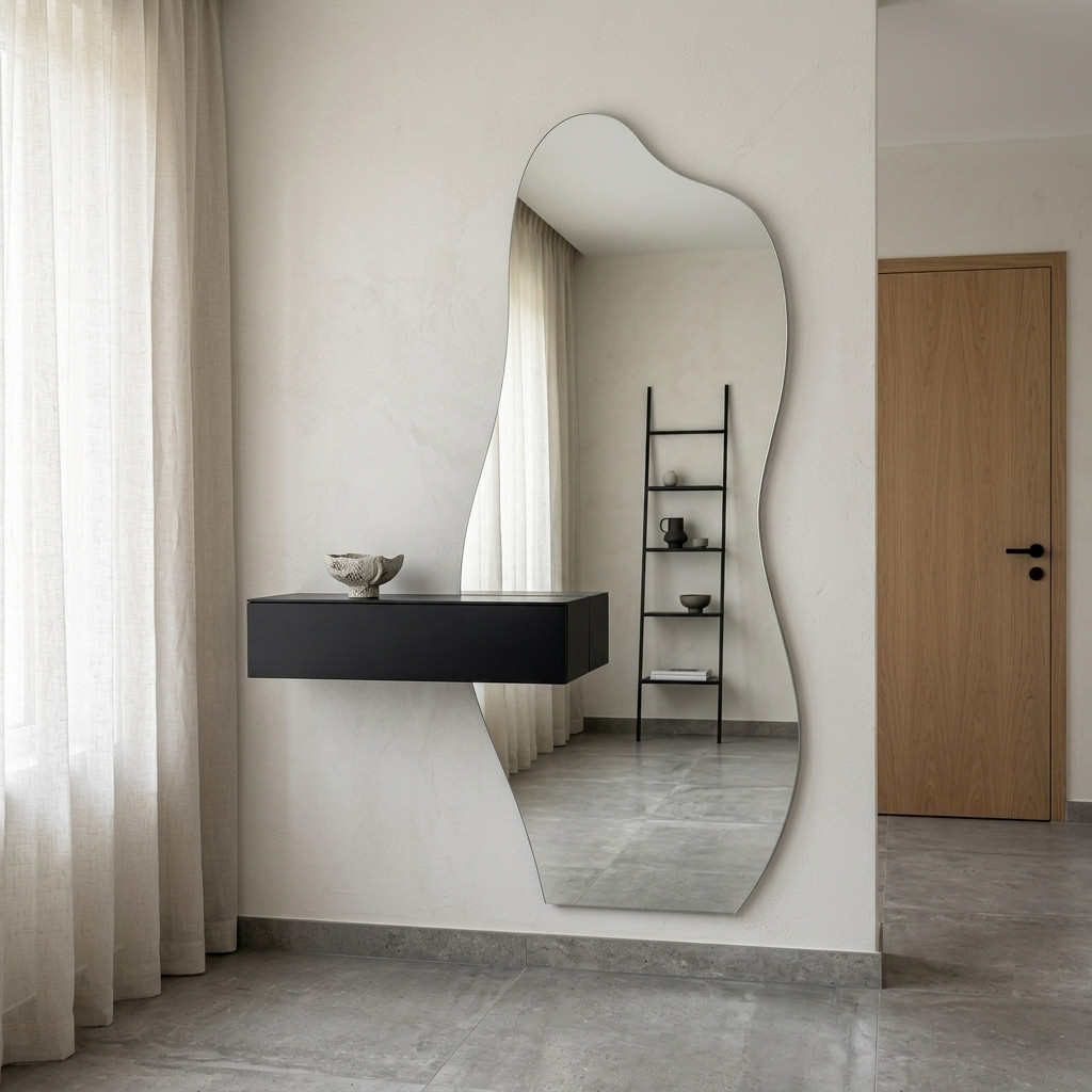 Miroir organique mural